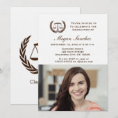 Classic Law School Afstuderen Kaart (Voorkant / Achterkant)