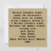 Classic LBD Kaart: Perfect voor alle feesten Kaart (Achterkant)