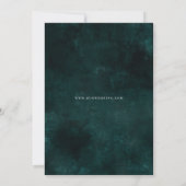 Classic Leaves dromerig drama Emerald Green, Invit Kaart (Achterkant)