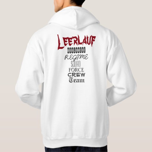 Classic Leerlauf Hoodie (Achterkant)