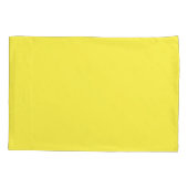 Classic Lemon Yellow Kussensloop (Achterkant)