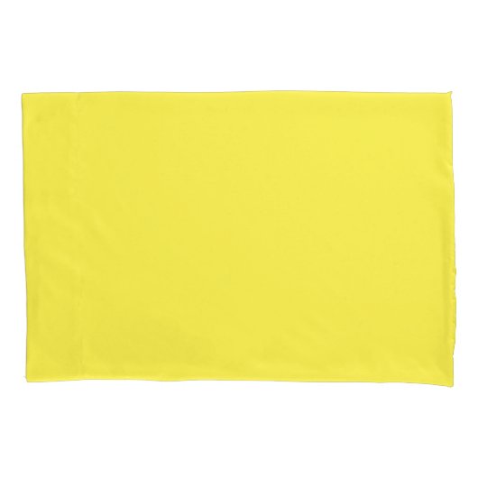 Classic Lemon Yellow Kussensloop (Voorkant)