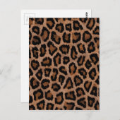 Classic Leopard Pattern Animal Print Briefkaart (Voorkant / Achterkant)
