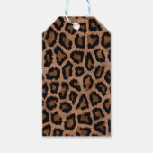 Classic Leopard Pattern Animal Print Cadeaulabel (Voorkant)