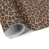 Classic Leopard Pattern Animal Print Cadeaupapier (Rol Hoek)