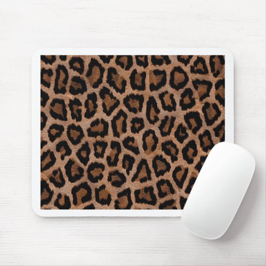 Classic Leopard Pattern Animal Print Muismat (Met muis)