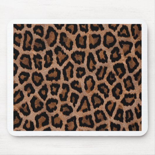 Classic Leopard Pattern Animal Print Muismat (Voorkant)