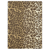 Classic leopard Print Custom Monogram Name Klembord (Achterkant)