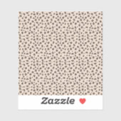 Classic Leopard Print Laptop Hoesje Sticker (Vel)