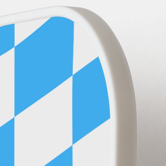 Classic light blue checkerboard  pickleball paddle (Links Detail)