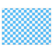 Classic light blue checkerboard  tafelkleed (Voorkant (Horizontaal))