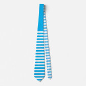 CLASSIC LIGHT BLUE STRIPED STROPDAS (Voorkant)