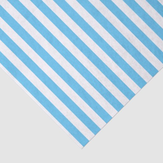 CLASSIC LIGHT BLUE STRIPED TISSUEPAPIER (Detail)