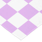 Classic light lavender checkerboard  tafelkleed (Gekanteld)