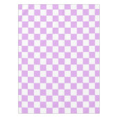 Classic light lavender checkerboard  tafelkleed (Voorkant)