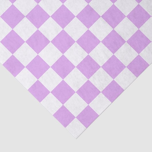 Classic light lavender checkerboard  tissuepapier (Detail)