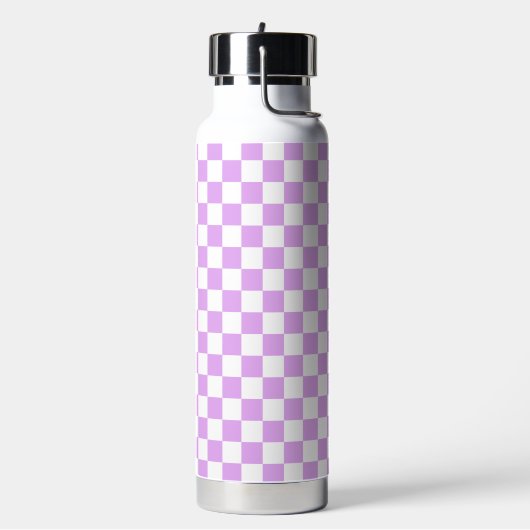 Classic light lavender checkerboard waterfles (Links)