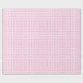 Classic Light Pink & White 70th Birthday Gift Wrap Cadeaupapier (Vlak)