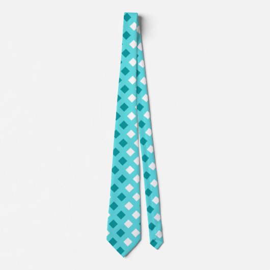Classic Light Turquoise Pset Unisex Stropdas (Voorkant)