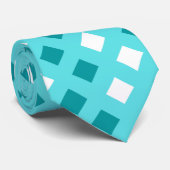 Classic Light Turquoise Pset Unisex Stropdas (Opgerold)