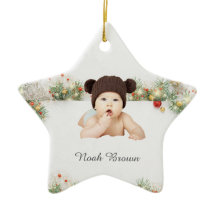 Classic Lijst Baby's eerste kerst Ornament