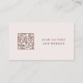 Classic Lijst Wedding Details Website Informatiekaartje (Achterkant)