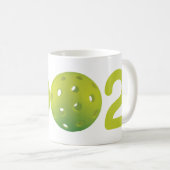 Classic Lime groen 002 met naam Koffiemok (Voorkant rechts)