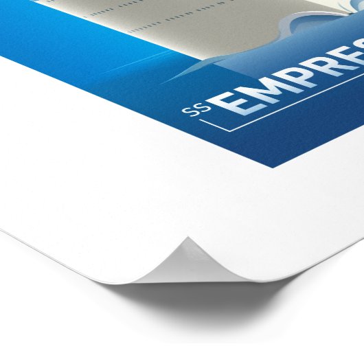 CLASSIC LINER SERIES - SS Empress of Britain Poster (Hoek)