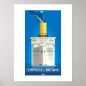 CLASSIC LINER SERIES - SS Empress of Britain Poster (Voorkant)