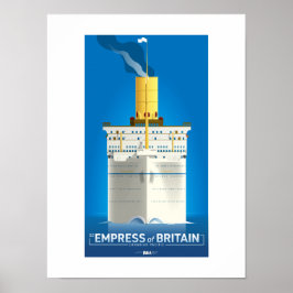 CLASSIC LINER SERIES - SS Empress of Britain Poster