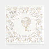 Classic Little Wild One Baby shower Toile Servet (Voorkant)