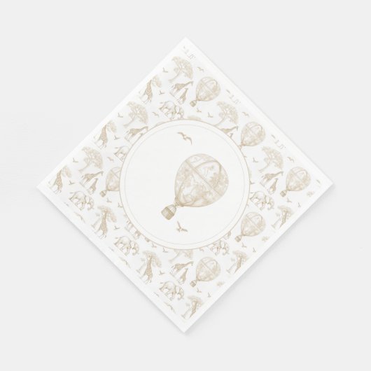 Classic Little Wild One Baby shower Toile Servet (Hoek)