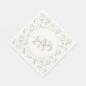 Classic Little Wild One Baby shower Toile Servet (Hoek)