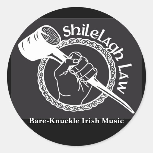 Classic logo ronde sticker (Voorkant)