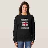 Classic London Born And Bred England Flag Men Wome Trui (Voorkant volledig)