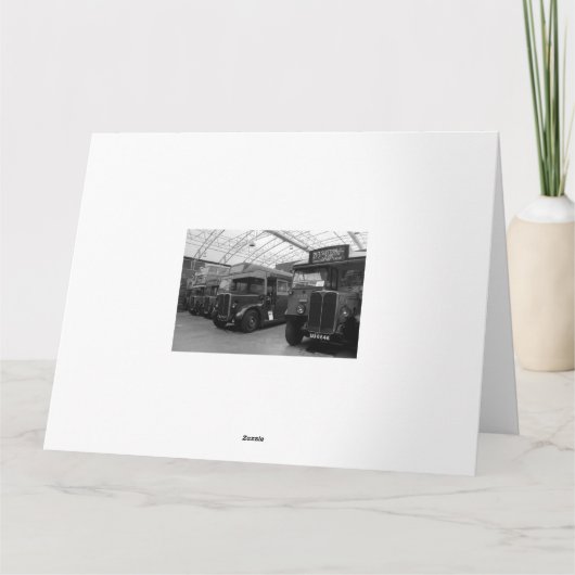 Classic London Buses Kaart (Achterkant)