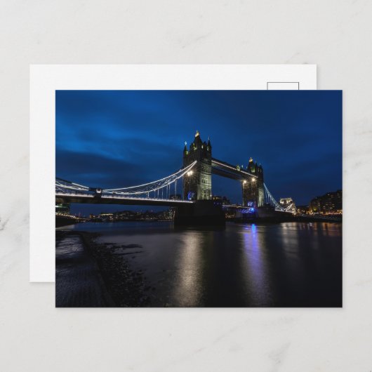 Classic London Tower Bridge Scenic View Postcard Briefkaart (Voorkant / Achterkant)