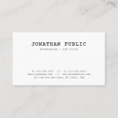  Classic look Design Creative Professional Visitekaartje (Voorkant)