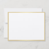 Classic look Gold Calligraphy Script Text Sjabloon (Achterkant)