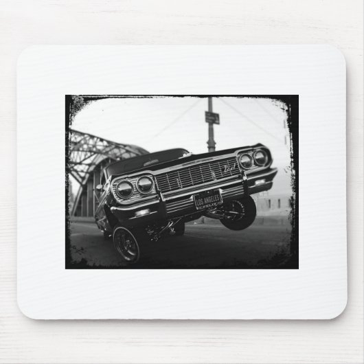 Classic Los Angeles Old School Lowrider Muismat (Voorkant)