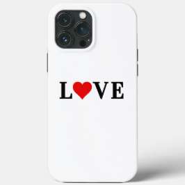 Classic LOVE Motif Modern Elegant Case-Mate iPhone Case