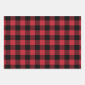 Classic Lumberjack Check Pattern Inpakpapier Vel (Voorkant 3)