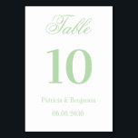 Classic Luxe | Elegant Dusty Blue Wedding  Kaart<br><div class="desc">These elegant,  luxe wedding table numbers feature a dusty blue border and a lighter blue and white design. There is a mix of classic text and modern calligraphy for a classy and minimalist design perfect for your timeless,  formal reception.</div>