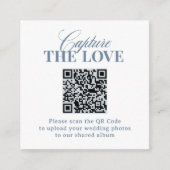 Classic Luxe | QR-code Huwelijksmomenten Delen Informatiekaartje (Voorkant)