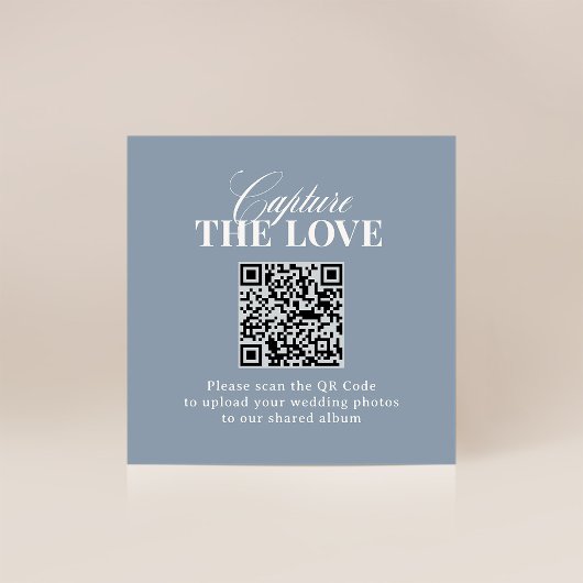 Classic Luxe | QR-code Huwelijksmomenten Delen Informatiekaartje