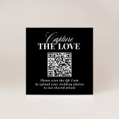 Classic Luxe | QR Code Wedding Leg de liefde vast Informatiekaartje
