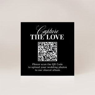 Classic Luxe   QR Code Wedding Leg de liefde vast Informatiekaartje