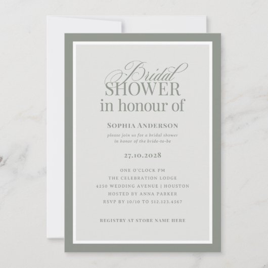 Classic Luxe | VRIJGEZELLENFEEST van de Britse spe Kaart (Voorkant)