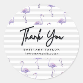 Classic Luxury Roos White Ronde Sticker