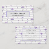 Classic Luxury Roos White Visitekaartje (Voorkant / Achterkant)